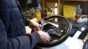 Как снять внутренний пластик руль Mercedes Vito III