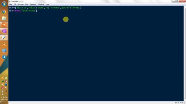 Program To Use Dictionary in Python | Program 6 | RAW Programming