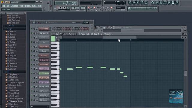 Adam lambert - Ghost Town Fl Studio Tutorial Уроки Звукарик flp 12