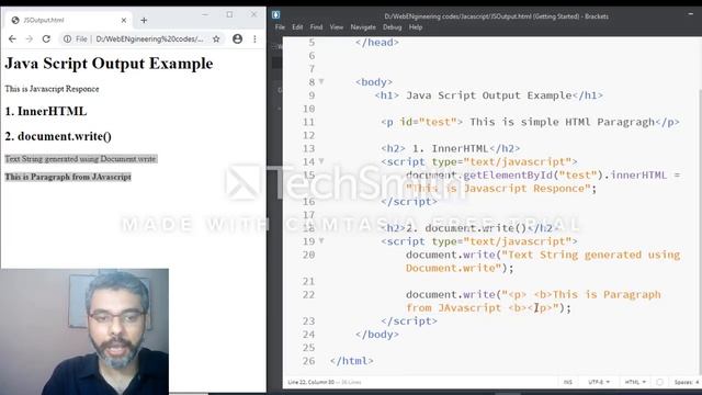Generating Output In Javascript | JavaScript Document & Window objects|JavaScript full Course Part-