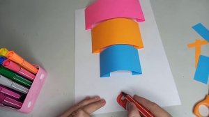Аппликация "Тортик" из бумаги своими руками:)