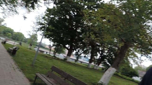Приморск Fischhausen Берег бухты Приморская и городской сквер  Калининградская область