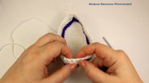 Пинетки сапожки крючком Василиса