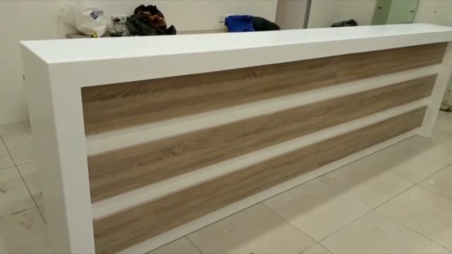 Ресепшен из акрилового камня смотреть онлайн