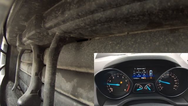 Форд Куга 2 (Ford Kuga II) 2.5АКПП 2017, плюсы-минусы, работа жалюзи радиатора, разгон 0-100 смотреть онлайн