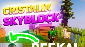 Слил кучу опыта на Кристаликс Скайблок ● Minecraft Cristalix SkyBlock NewGen