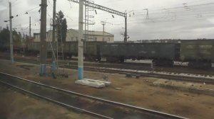 Вид из окна поезда №284 Сочи — Москва