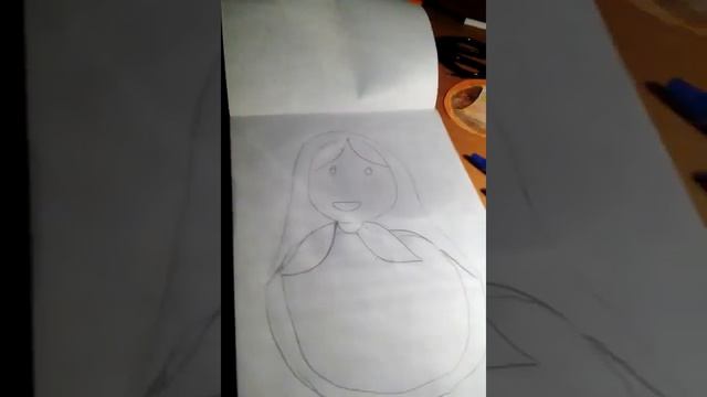 Как нарисовать матрёшку? (Часть 2) смотреть онлайн