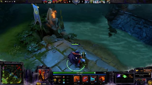 Dota 2 - Lion Immortal Inscribed Fin King's Charm new Hex effect смотреть онлайн