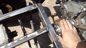 Самодельный минитрактор С4 Ч5. Рулевое управление.