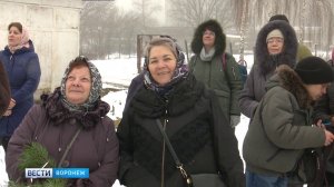 Подьем колоколов в Воронеже, храм Ксении Петербургской