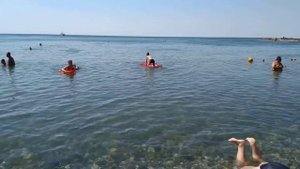 Пляж гостиницы Парус. Джубга.