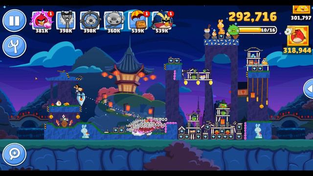 Angry Birds Friends Level 5 Tournament 1187 Highscore POWER-UP walkthrough смотреть онлайн