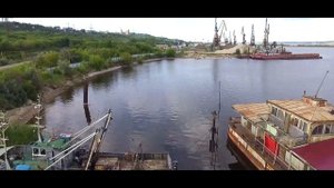 Порт забытых кораблей / речной порт в Ульяновске