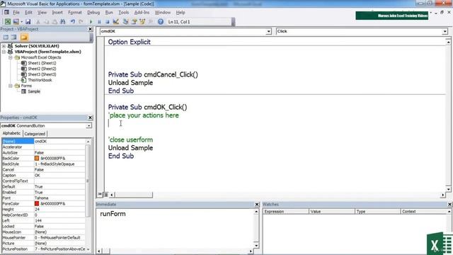 17. Allowing The User To Highlight A Range || VBA Tutorial || Lecture || Microsoft Excel ||