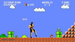 SCORPION vs. SUPER MARIO (Mortal Kombat vs. Super Mario Bros.)