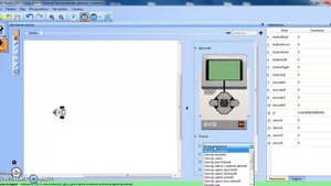 Датчик цвета в режиме распознавание цветов (TRIK Studio)