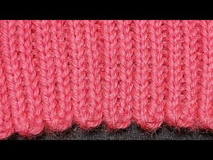 Резинка 2 на 1 на любой вязальной машине/ Пошаговый МК