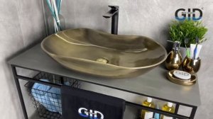 Цветная раковина для ванной Gid Nc9175b
