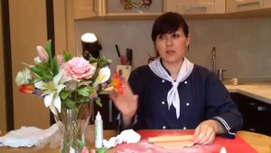 Урок 7 "Лепка розы из мастики"