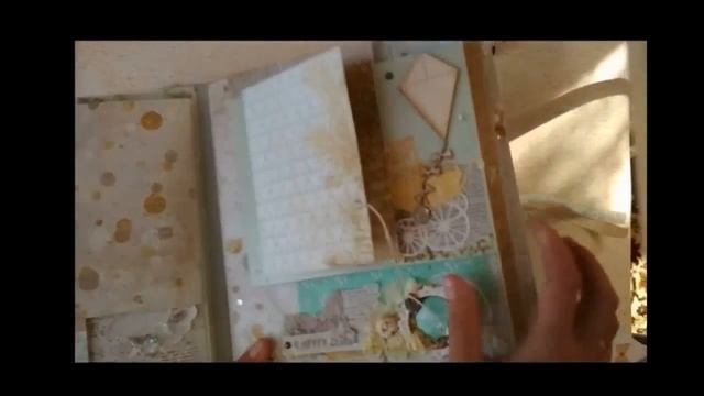 Фотоальбом ручной работы рождения и до года. Скрапальбом. Скрапбукинг. Scrapbook. baby book смотреть онлайн