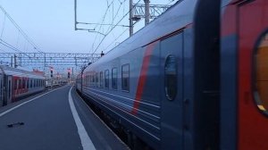 ЧС6 022 с поездом 027А отправляется с Московского вокзала 13.06.2023 22:32