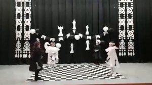 танец шахматных фигур "Королята" с. Октемцы