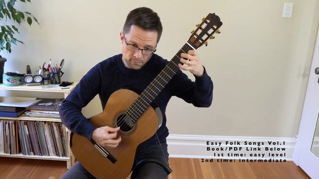 Song of the Volga Boatman (Эй, ухнем!)- Easy Folk Songs for Solo Fingerstyle or Classical Guitar смотреть онлайн