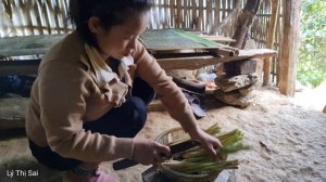 harvest agricultural products {mandarin, lemongrass} to bring to the market to sell | Lý Thị Sai