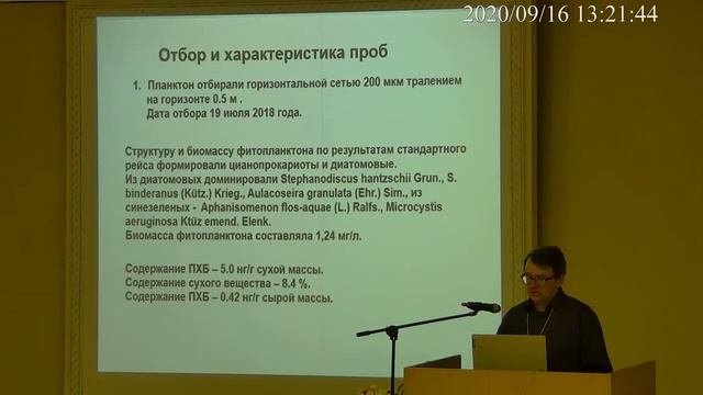 16 СЕНТЯБРЯ 2020 Г. VII ВСЕРОССИЙСКОЙ КОНФЕРЕНЦИИ ПО ВОДНОЙ ЭКОТОКСИКОЛОГИИ