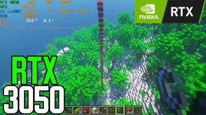 MINECRAFT 1.17.1 | RTX 3050 8gb | i5 11400f | FPS TEST WITH SHADERS!