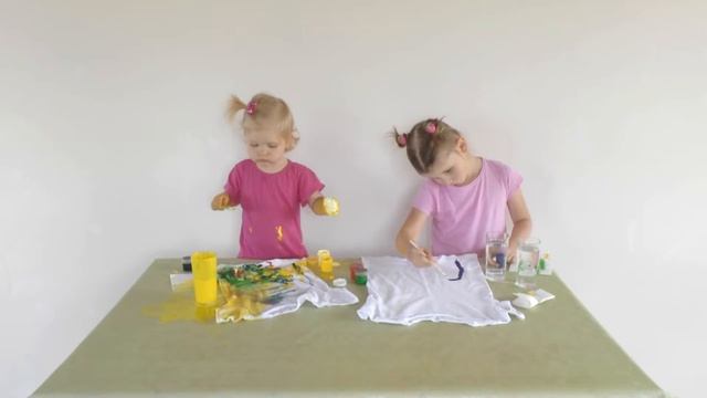 Краски по ткани Decola. Или как получить классные футболки! смотреть онлайн