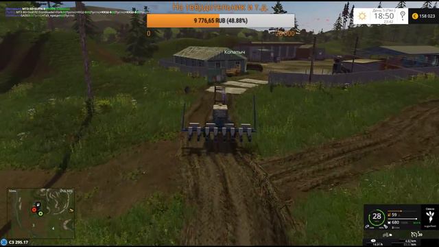 Farming Simulator 15. Простоквашино времён"застоя".ч.12.Стрим-кооп. смотреть онлайн