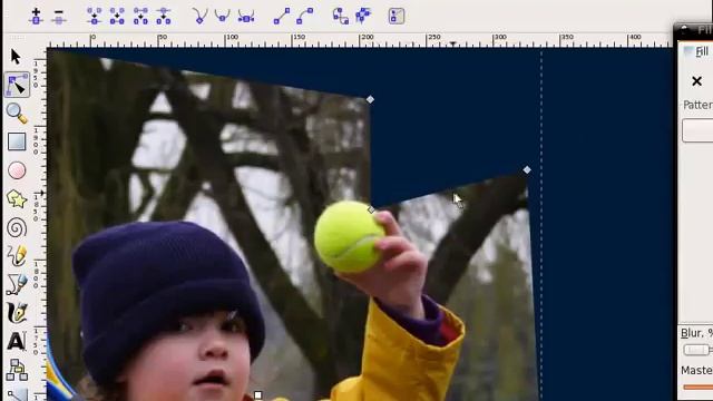 Inkscape. Эпизод 009 - Вставка фотографии 3D эффект, ноды (Episode 009 – Photo Popping Fun) смотреть онлайн