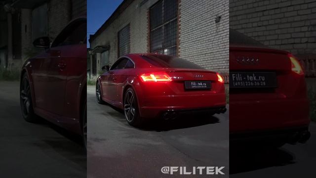 Тюнинг выхлопной системы Audi TTs 2 литра 2016 года