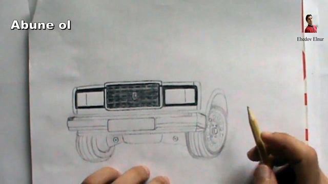 Как нарисовать ВАЗ-2107_Рисуем семерку поэтапно смотреть онлайн