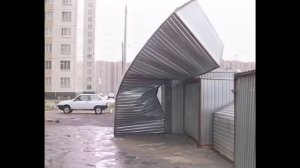 Последствие урагана в Реутове 2002г.