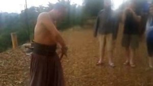 Запорожский казак - Техника работы с саблей - Остров Хортица