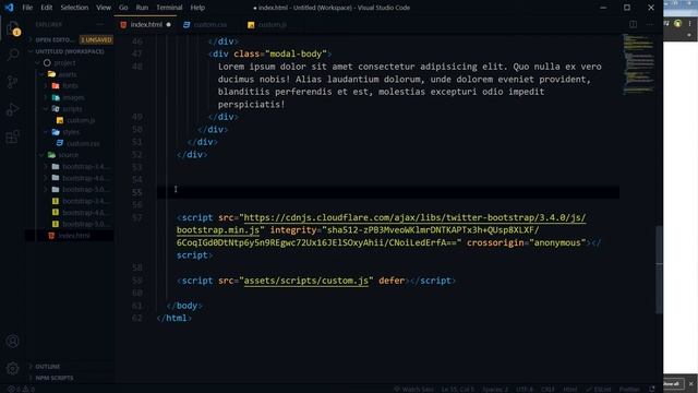 How to Link and Use Twitter Bootstrap (3, 4, 5) in web page | CDN & Local Method смотреть онлайн