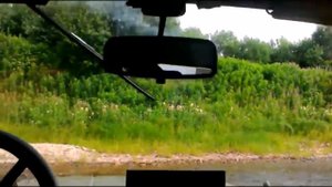 Брод через р.Косьва | Ослянка | д.Большая Ослянка!