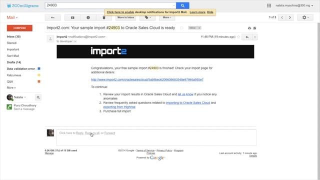 Import2 for Oracle Sales Cloud смотреть онлайн