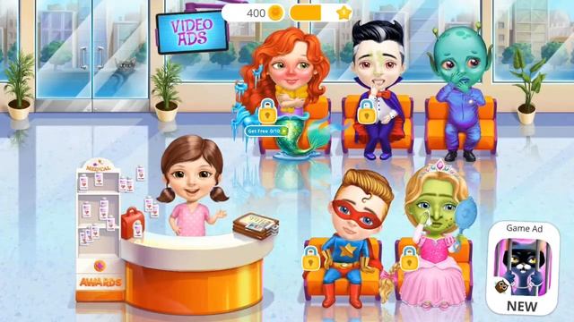 Superhero Hospital Doctor Kids Game - Fun Dress Up Mermaid Princess Crazy Kids Care Clinic Games