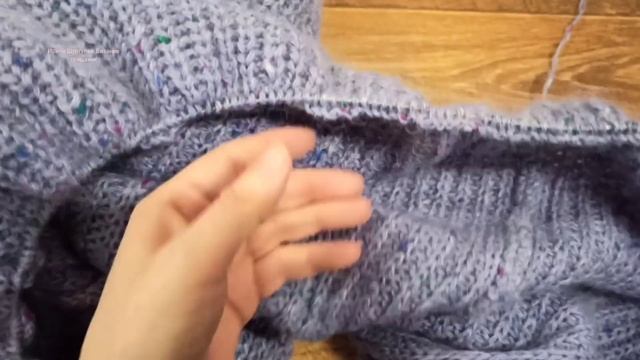 Кардиган готов!!! Обвязка края изделия.Видео 2