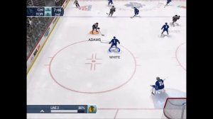 NHL 09 Gameplay [With Jakub]