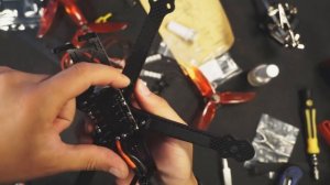 ☀ Собираем красивый фристайловый коптер. [Freestyle Quad Build]