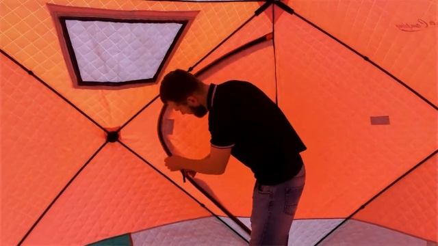 Палатка для зимней рыбалки Куб Трехслойная MirCamping 2017