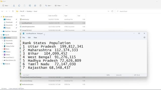 How To Convert A Text File Into Excel File In JavaScript