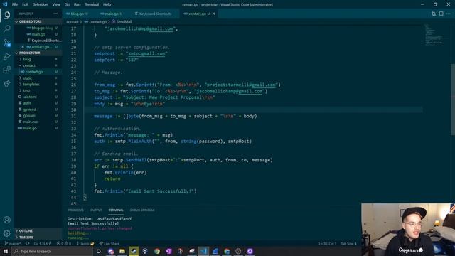 Golang SMTP, Post Request, and TLS | Learn To Code | Part 4