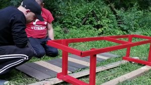 Садовая скамейка из металлолома! Скамейка своими руками