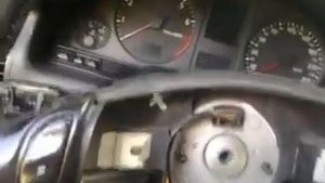 снимаем руль ауди